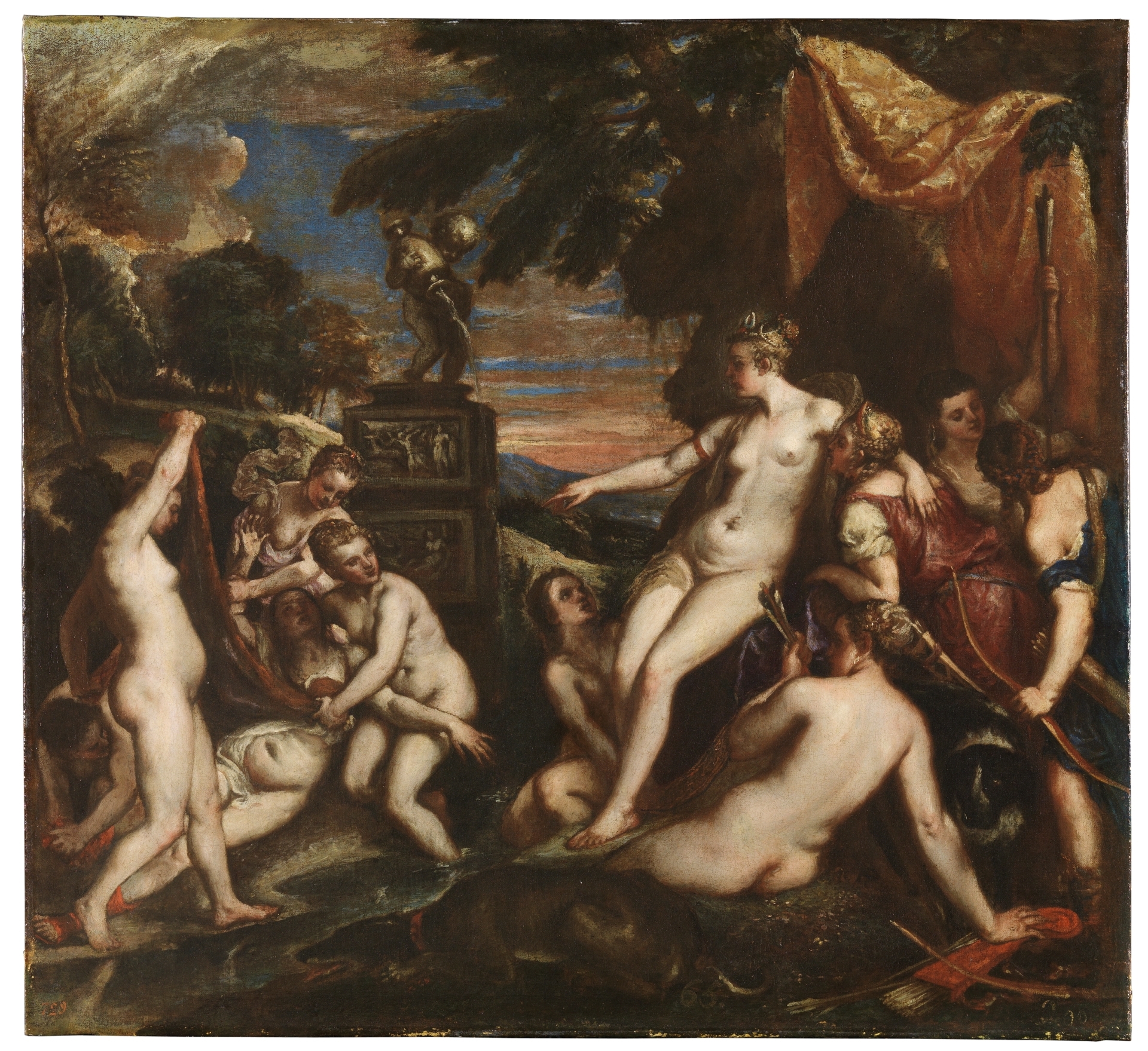 Diana discovers the disapperance of Callisto